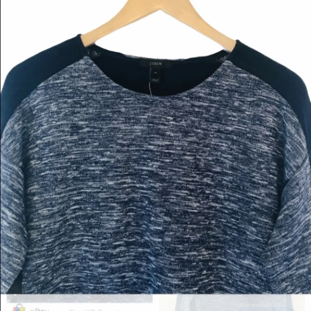 NWT J. Crew Jaspe Colorblock Sweater